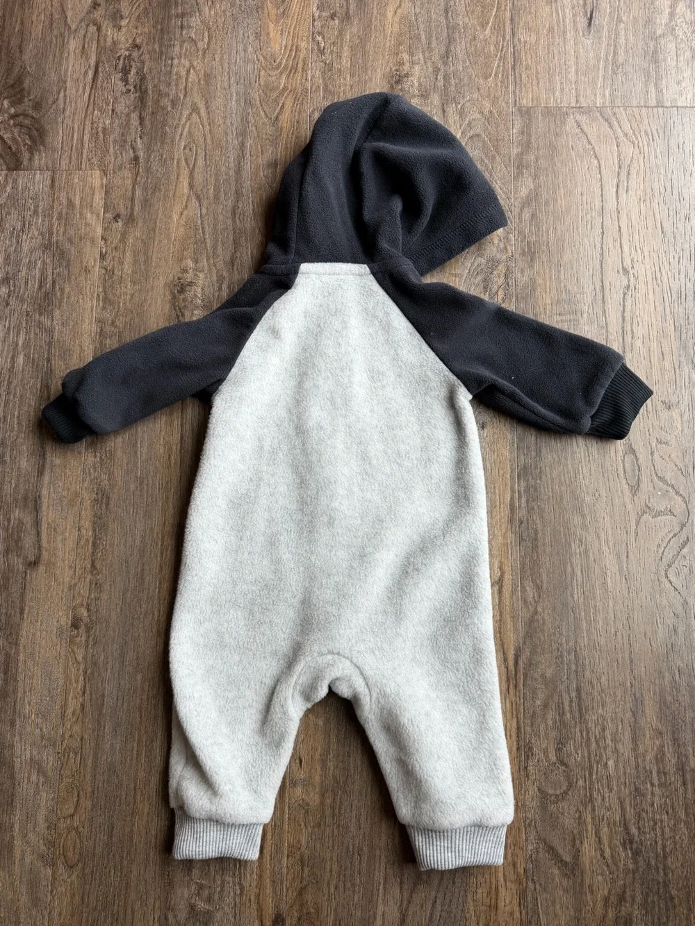 Carter's Fleece Penguin Hooded One-Piece Play Outfit 3M
